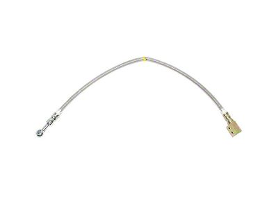 Fine Lines Braided Stainless Brake Hose Kit; Front (97-03 4WD F-150 w/ 4-Wheel Disc Brakes)