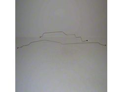 Fine Lines Intermediate Brake Line Kit; Stainless (12/13/01-03 F-150 SuperCab w/ 8-Foot Bed & Rear Disc Brakes)