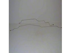 Fine Lines Intermediate Brake Line Kit; Stainless (12/13/01-03 F-150 SuperCab w/ 6-1/2-Foot Bed & Rear Disc Brakes, SuperCrew w/ Rear Disc Brakes)