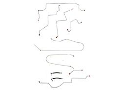 Fine Lines Complete Brake Line Kit; Stainless (02-05 2WD RAM 1500 Quad Cab w/ 6.4-Foot Box & 2-Wheel ABS)