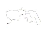 Fine Lines Front Brake Line Kit; Steel (02-05 4WD RAM 1500 w/ 2-Wheel ABS)