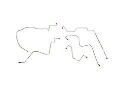 Fine Lines Front Brake Line Kit; Steel (02-05 4WD RAM 1500 w/ 2-Wheel ABS)