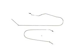 Fine Lines Intermediate Brake Line Kit; Stainless (02-05 2WD RAM 1500 Quad Cab w/ 6.4-Foot Box)