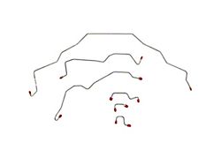 Fine Lines Front Brake Line Kit; Steel (94-95 4WD RAM 2500 w/ 2-Wheel ABS & One Block on Driver Side Frame)