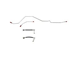 Fine Lines Rear Brake Line Kit; Stainless (03-09 5.9L, 6.7L, 8.0L RAM 2500 w/ AAM 10.50-Inch Rear)