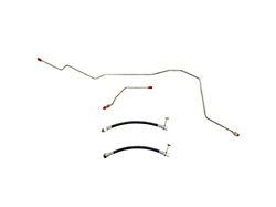 Fine Lines Rear Brake Line Kit; Steel (01-02 RAM 2500 w/ Dana 80)