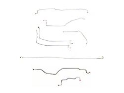 Fine Lines Complete Brake Line Kit; Steel (99-02 2WD Sierra 1500 Regular Cab w/ 8-Foot Long Box)