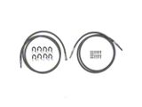 Fine Lines Quick Fix Fuel Line Kit; Braided Stainless (04-06 Sierra 1500 Extended Cab w/o Flex-Fuel)