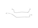 Fine Lines Rear Brake Line Kit; Steel (07-18 Sierra 1500 w/ Traction Control & Rear Disc Brakes)