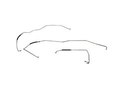 Fine Lines Transmission Cooling Lines; Stainless (07-10 Sierra 1500 w/ 4L65E Automatic Transmission)