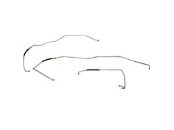 Fine Lines Transmission Cooling Lines; Steel (07-10 Sierra 1500 w/ 4L65E Automatic Transmission)