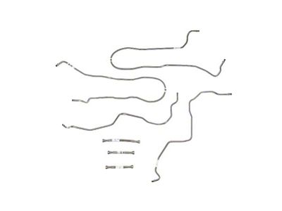 Fine Lines Fuel Lines; Steel (04-10 6.0L, 8.1L Sierra 2500 HD Extended Cab)