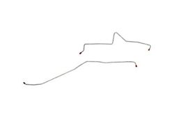 Fine Lines Rear Brake Line Kit; Stainless (07-10 6.6L Duramax Sierra 2500 HD)