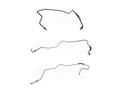 Fine Lines Transmission Cooling Lines; Steel (01-06 6.0L Sierra 2500 HD w/ 4L80/4L80E Automatic Transmission)