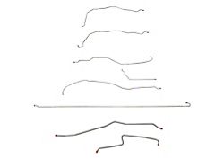 Fine Lines Complete Brake Line Kit; Steel (01-06 Sierra 3500 HD Extended Cab DRW w/ 8-Foot Long Box)