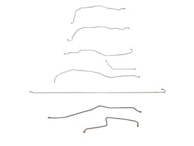 Fine Lines Complete Brake Line Kit; Steel (01-06 Sierra 3500 HD Extended Cab DRW w/ 8-Foot Long Box)