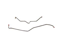 Fine Lines Rear Brake Line Kit; Steel (01-06 6.6L Duramax, 8.1L Sierra 3500 HD SRW)