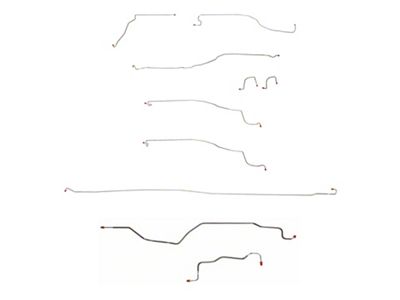 Fine Lines Complete Brake Line Kit; Stainless (2004 2WD Silverado 1500 Crew Cab)