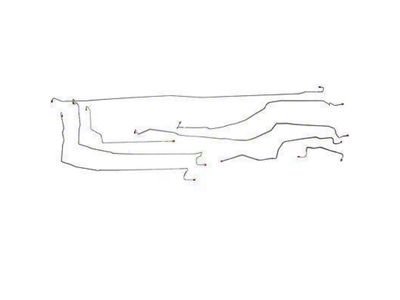 Fine Lines Complete Brake Line Kit; Stainless (99-02 2WD Silverado 1500 Regular Cab w/ 6.50-Foot Standard Box)