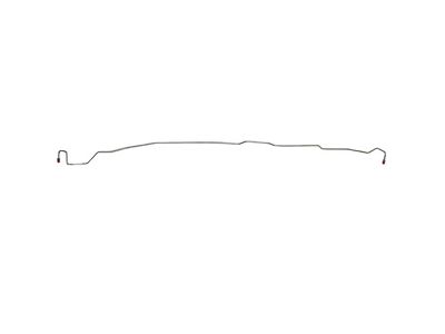 Fine Lines Intermediate Brake Line Kit; Stainless (07-08 Silverado 1500 Regular Cab w/ 6.50-Foot Standard Box, Rear Drum Brakes & w/o Traction Control)