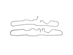 Fine Lines Intermediate Brake Line Kit; Stainless (14-18 Silverado 1500 Double Cab, Crew Cab w/ 5.80-Foot Short Box & Traction Control)