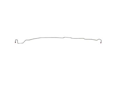 Fine Lines Intermediate Brake Line Kit; Stainless (07-08 Silverado 1500 Crew Cab w/ Rear Drum Brakes & w/o Traction Control)