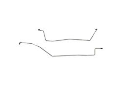 Fine Lines Rear Brake Line Kit; Stainless (07-18 Silverado 1500 w/ Traction Control & Rear Disc Brakes)