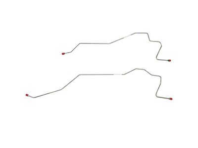 Fine Lines Rear Brake Line Kit; Steel (07-08 Silverado 1500 w/ Rear Drum Brakes & w/o Traction Control)