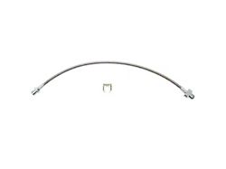 Fine Lines Braided Stainless Axle Drop Brake Hose; Rear (01-06 Silverado 2500 HD)