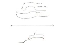 Fine Lines Complete Brake Line Kit; Stainless (01-06 6.0L Silverado 2500 HD Crew Cab w/ 6.50-Foot Standard Box)