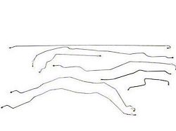 Fine Lines Complete Brake Line Kit; Stainless (01-06 6.0L Silverado 2500 HD Extended Cab w/ 6.50-Foot Standard Box)