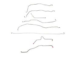 Fine Lines Complete Brake Line Kit; Steel (01-06 6.0L Silverado 2500 HD Regular Cab w/ 8-Foot Long Box)