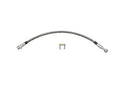 Fine Lines Braided Stainless Brake Hose; Rear Passenger Side (01-06 Silverado 3500 HD DRW)