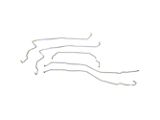 Fine Lines Front Brake Line Kit; Stainless (07-12 Silverado 3500 HD w/o Stabilitrak System)