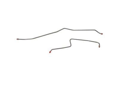 Fine Lines Rear Brake Line Kit; Stainless (01-06 Silverado 3500 HD DRW)