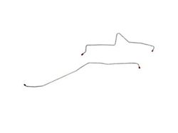 Fine Lines Rear Brake Line Kit; Stainless (07-12 Silverado 3500 HD DRW Cab & Chassis)
