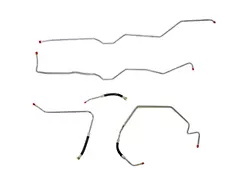 Fine Lines Transmission Cooling Lines; Stainless (01-06 6.0L Silverado 3500 HD w/ 4L80/4L80E Automatic Transmission)