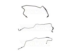 Fine Lines Transmission Cooling Lines; Steel (01-06 6.0L Silverado 3500 HD w/ 4L80/4L80E Automatic Transmission)