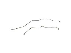 Fine Lines Rear Axle Brake Lines; Stainless (08-14 4WD 5.3L Tahoe)