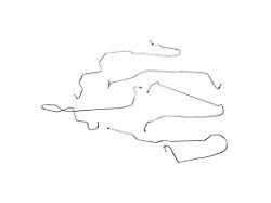 Fine Lines Front Brake Line Kit; Steel (08-14 4WD Yukon w/o Traction Control)