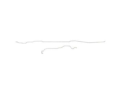 Fine Lines Intermediate Brake Line Kit; Stainless (99-01 F-350 Super Duty SuperCab w/ 8-Foot Bed & 2-Wheel ABS)