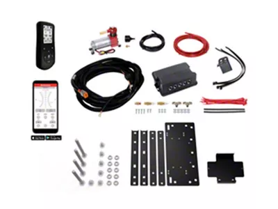 Firestone Ride-Rite Air Command Wireless App/Remote Side to Side Leveling Kit; Standard Duty; Dual Path (Universal; Some Adaptation May Be Required)