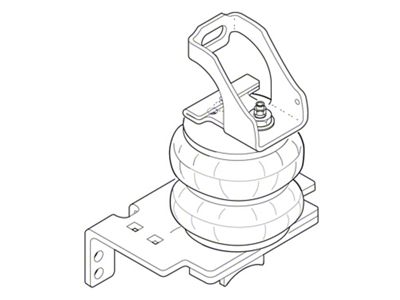 Firestone Ride-Rite Manual Fill Rear Air Helper Spring Kit (05-07 2WD F-250 Super Duty)