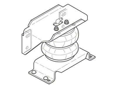 Firestone Ride-Rite Manual Fill Rear Air Helper Spring Kit (11-25 F-350 Super Duty Cab & Chassis)