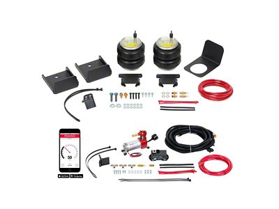 Firestone Ride-Rite All-In-One Wireless Rear Air Helper Spring Kit (19-25 4WD Silverado 1500 High Country)