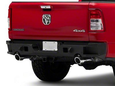 Fishbone Offroad Pike Series Rear Bumper; Black (19-24 RAM 1500, Excluding TRX)