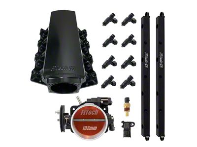 FiTech Fuel Injection Loaded LS1 Aluminum Intake Manifold Kit; 750HP (Universal; Some Adaptation May Be Required)