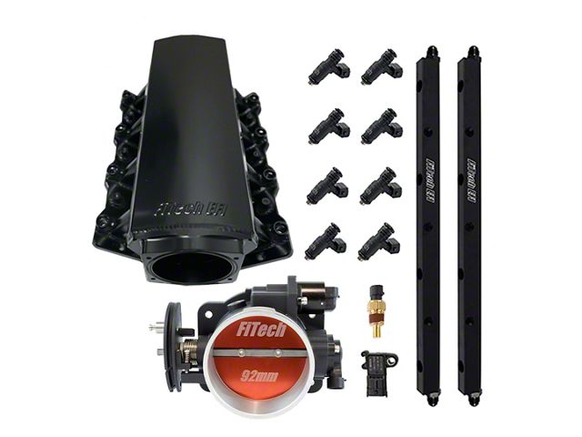 Universal Intake Fuel Module FiTech Fuel Injection Silverado 3500 Loaded LS1 Aluminum Intake ...