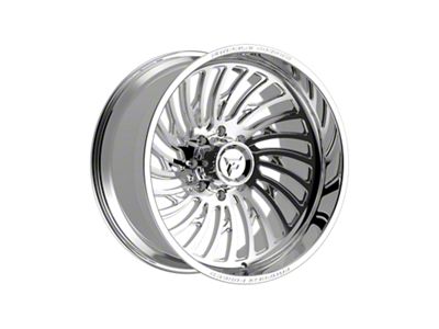 Fittipaldi Offroad FTF507 Polished 8-Lug Wheel; Left Directional; 24x12; -44mm Offset (11-14 Silverado 2500 HD)