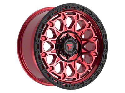 Fittipaldi Offroad FT101 Gloss Red with Machined Face, Red Tint and Satin Black Lip 6-Lug Wheel; 20x9; 18mm Offset (07-14 Tahoe)